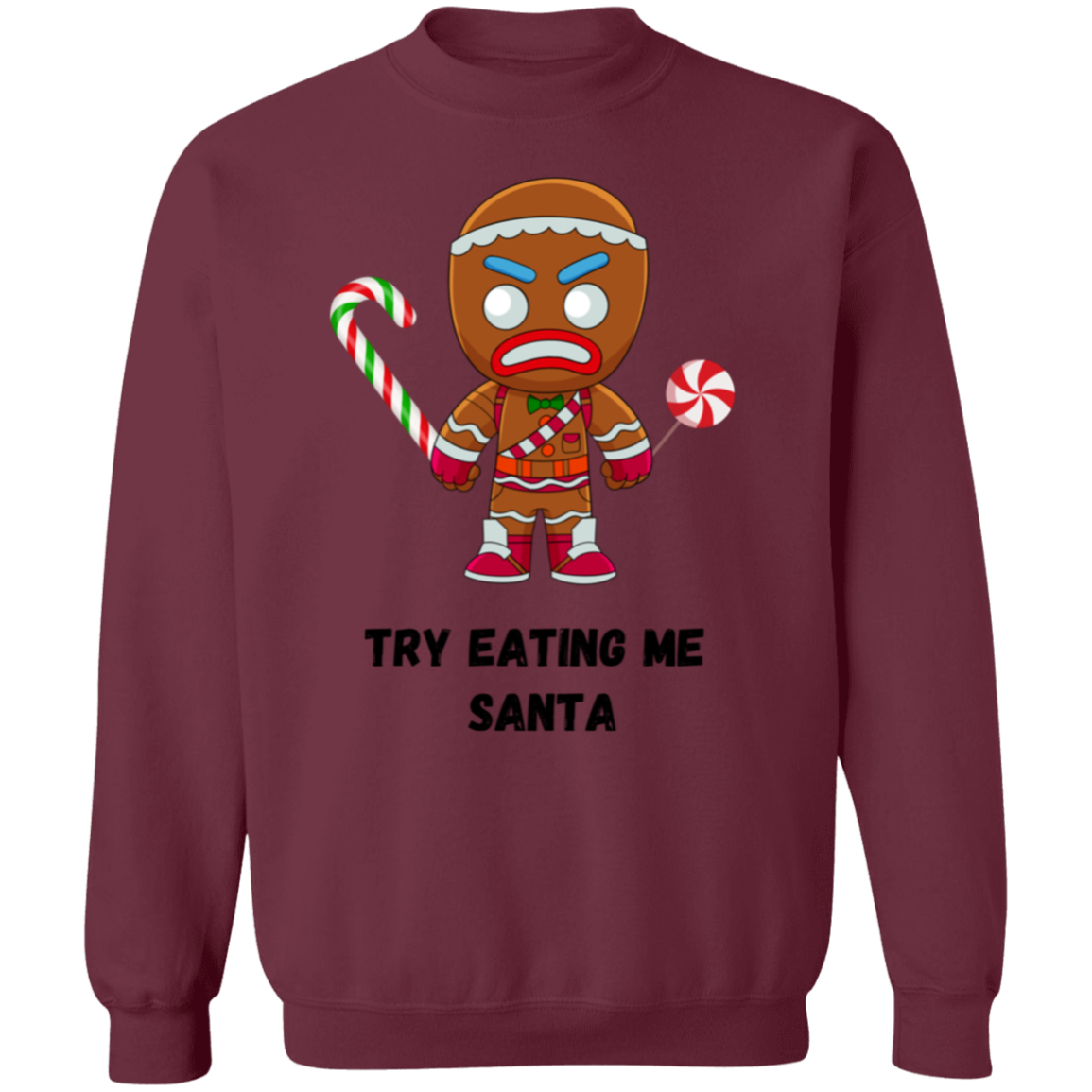 Try Eating Me Pullover Sweatshirt