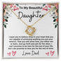 To My Beautiful Daughter | Believe in Your Heart❤️❤️ (Love Knot Necklace)