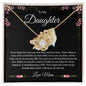 To My Daughter | Never Forget | Love Knot Necklace