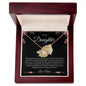 To My Daughter | Never Forget | Love Knot Necklace