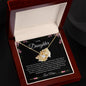 To My Daughter | Never Forget | Love Knot Necklace