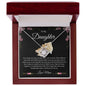 To My Daughter | Never Forget | Love Knot Necklace