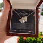 To My Daughter | Never Forget | Love Knot Necklace