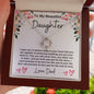 To My Beautiful Daughter | Believe in Your Heart❤️❤️ (Love Knot Necklace)