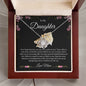 To My Daughter | Never Forget | Love Knot Necklace
