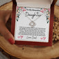 To My Beautiful Daughter | Believe in Your Heart❤️❤️ (Love Knot Necklace)