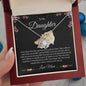 To My Daughter | Never Forget | Love Knot Necklace