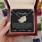 To My Daughter | Never Forget | Love Knot Necklace