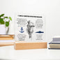 US Navy Creed Acrylic Square Plaque