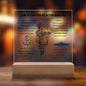 US Navy Creed Acrylic Square Plaque