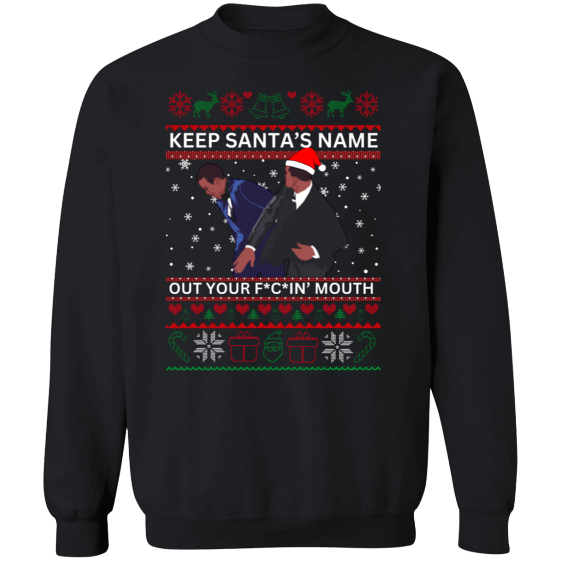 Keep Santa's Name Pullover Sweatshirt