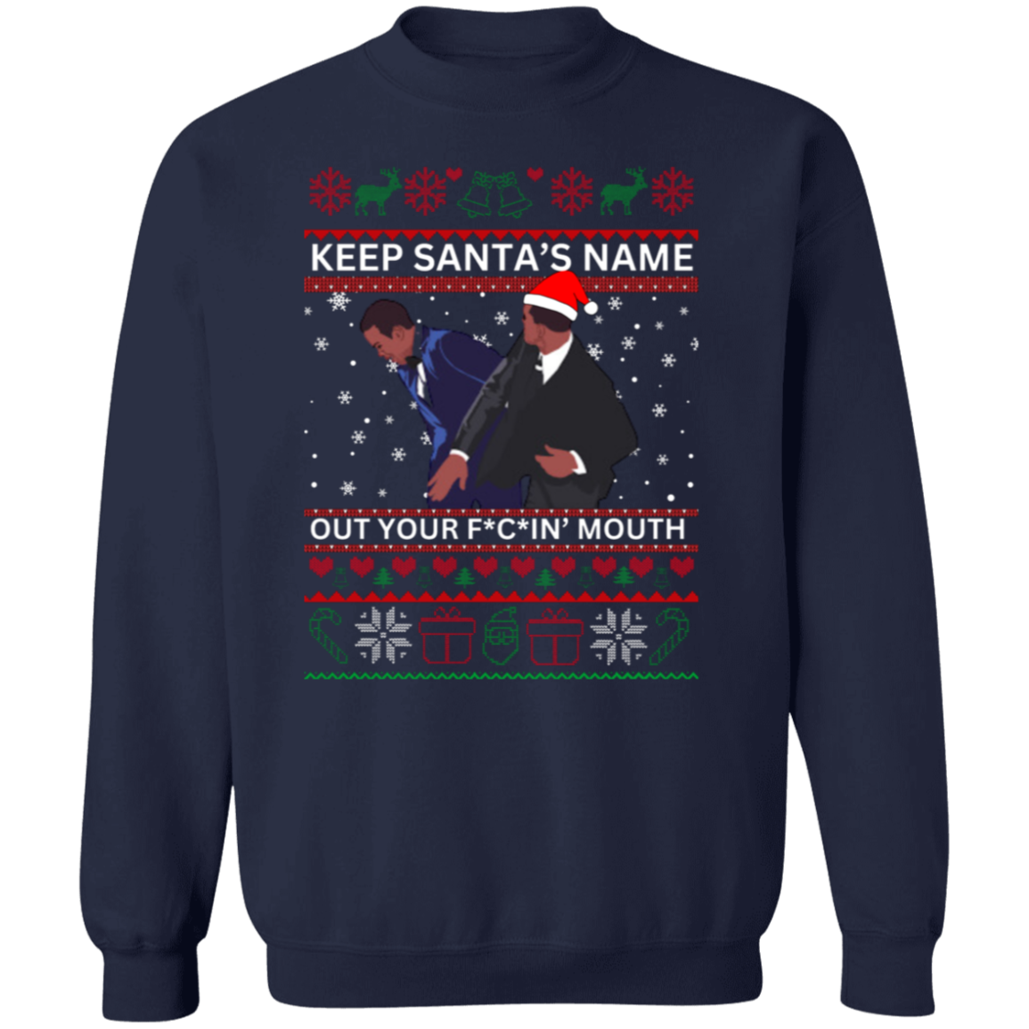 Keep Santa's Name Pullover Sweatshirt