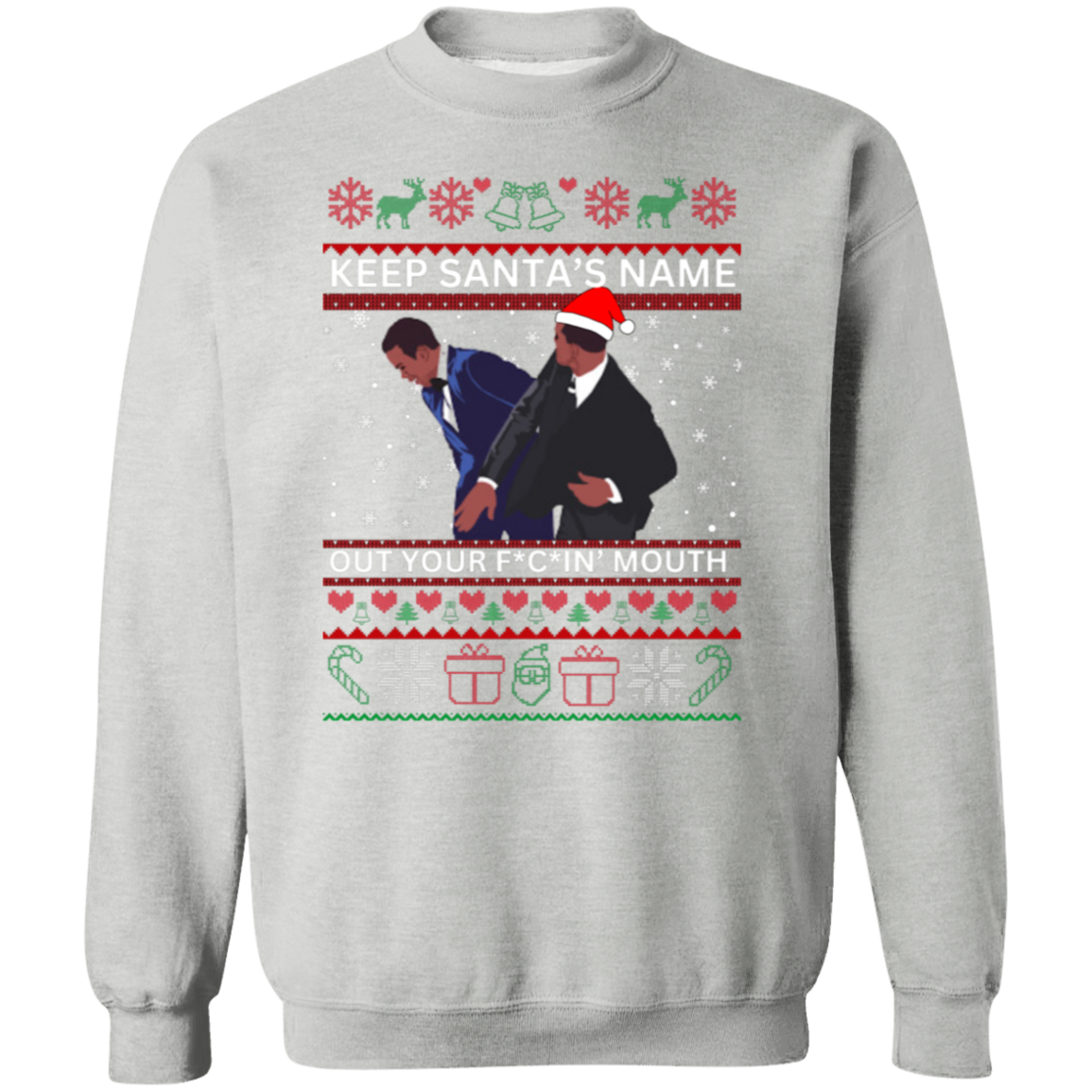 Keep Santa's Name Pullover Sweatshirt