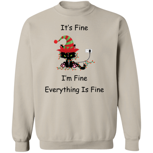 Its Fine Pullover Sweatshirt