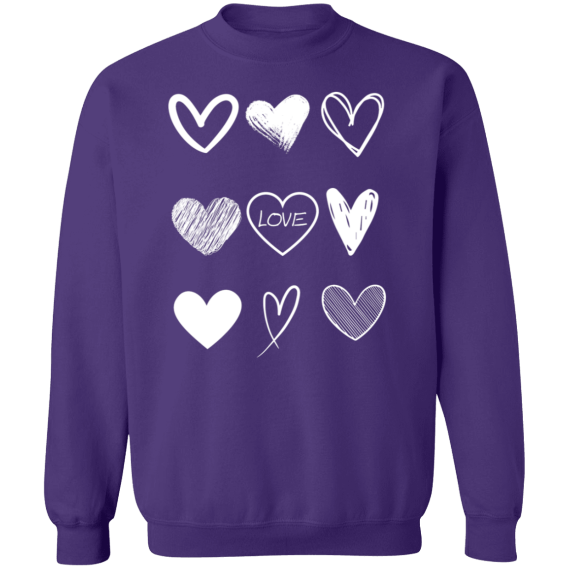 Valentines Hearts Sweatshirt