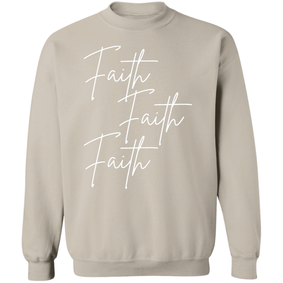 Triple Faith Pullover Sweatshirt