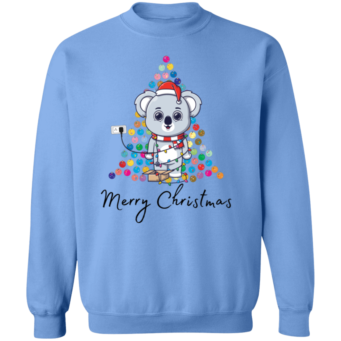 Lighted Bear Tree Pullover Sweatshirt