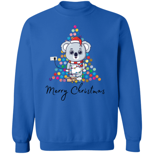 Lighted Bear Tree Pullover Sweatshirt