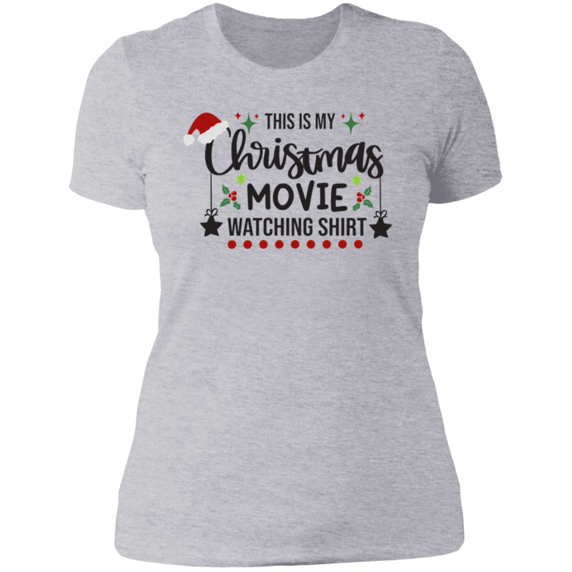 Christmas Movie Ladies' Boyfriend T-Shirt