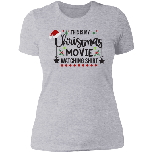 Christmas Movie Ladies' Boyfriend T-Shirt