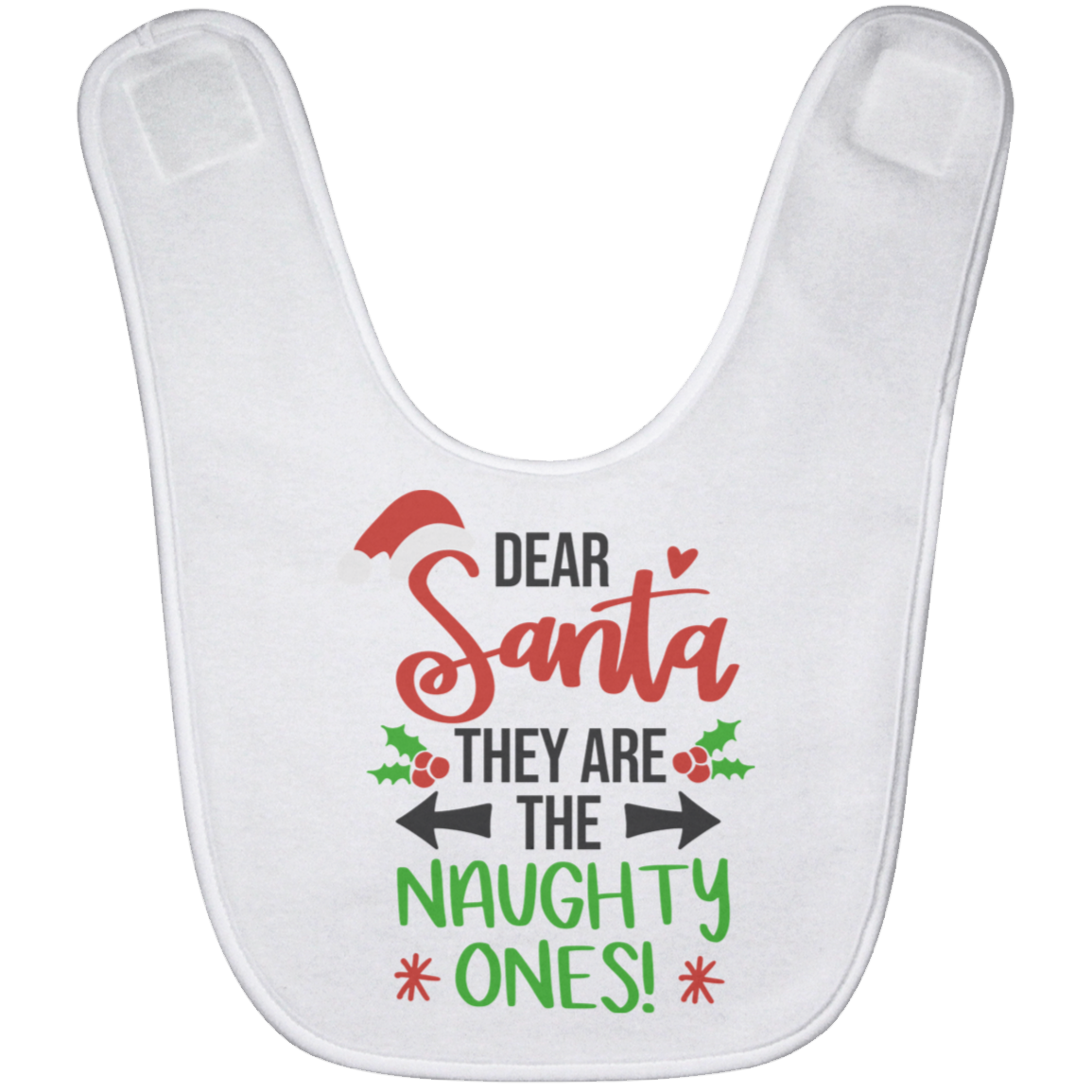 They're Naughty Baby Bib