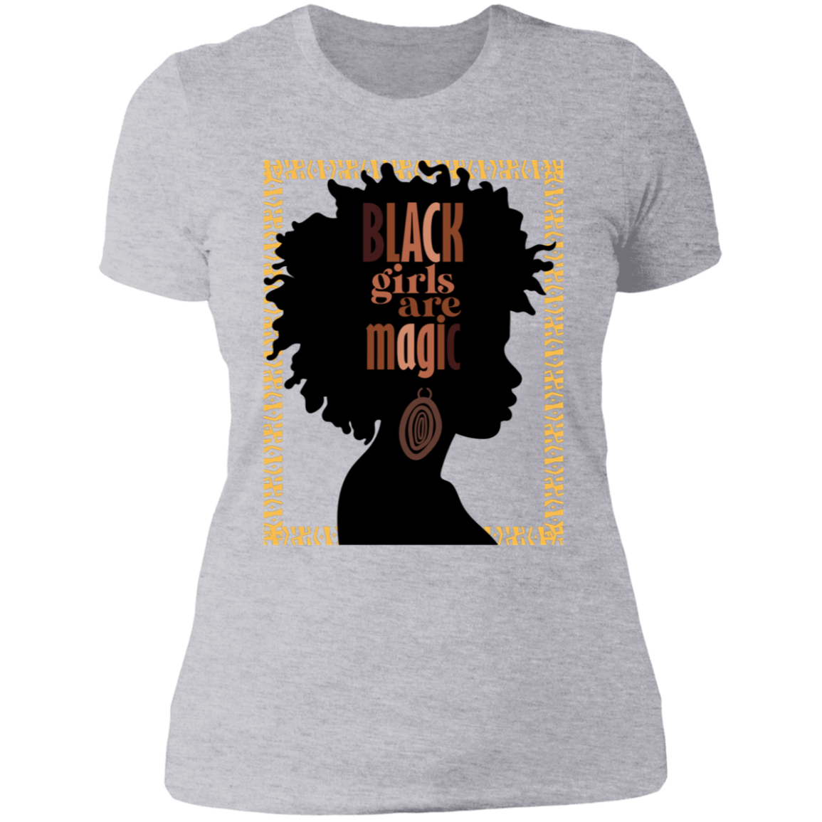 Black Girls Are Magic Ladies' Boyfriend T-Shirt