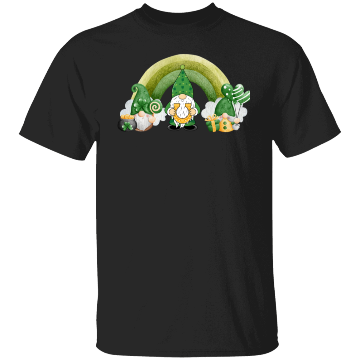 St. Patrick's Day Over the Rainbow Gnome T-Shirt