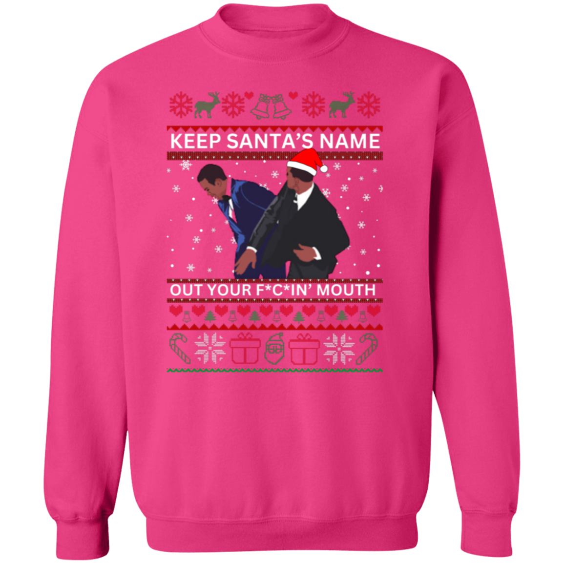 Keep Santa's Name Pullover Sweatshirt