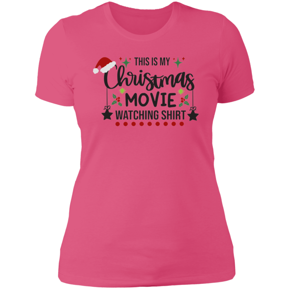 Christmas Movie Ladies' Boyfriend T-Shirt