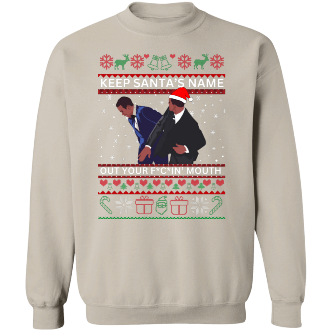 Keep Santa's Name Pullover Sweatshirt