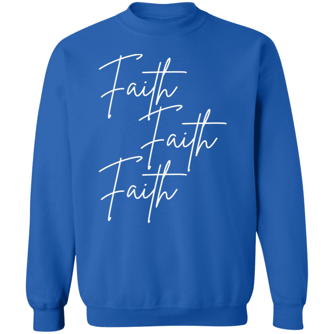 Triple Faith Pullover Sweatshirt