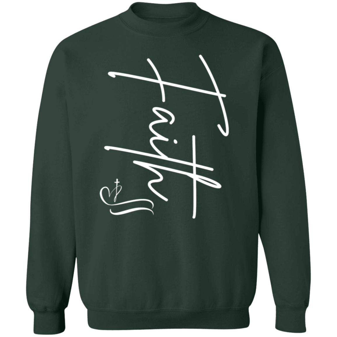 Faith with Cross Pullover Sweatshirt