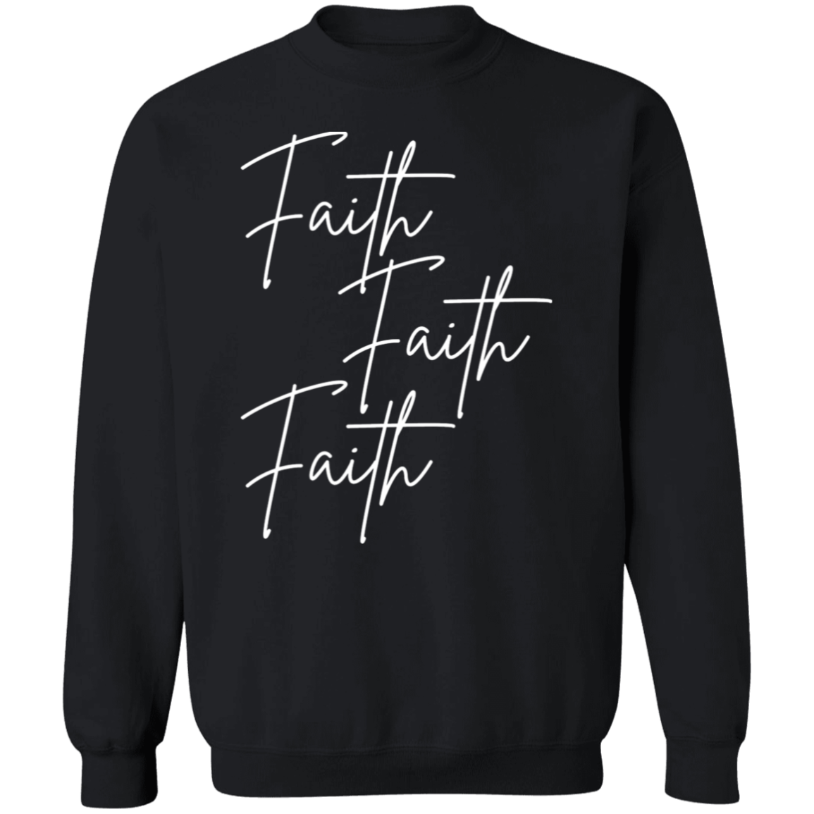 Triple Faith Pullover Sweatshirt