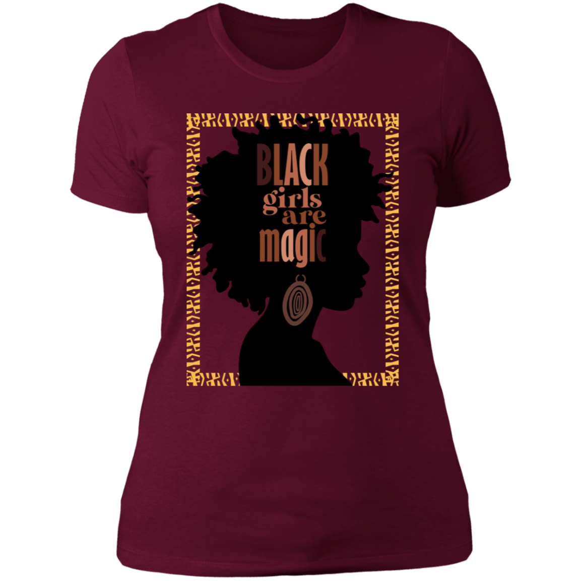 Black Girls Are Magic Ladies' Boyfriend T-Shirt