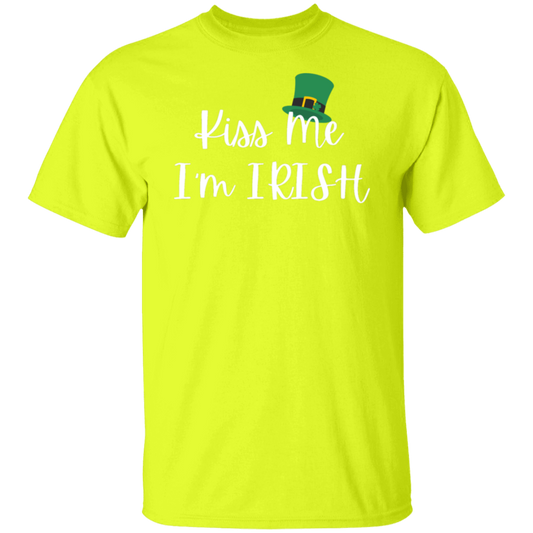 Kiss Me I'm Irish Top Hat T-Shirt