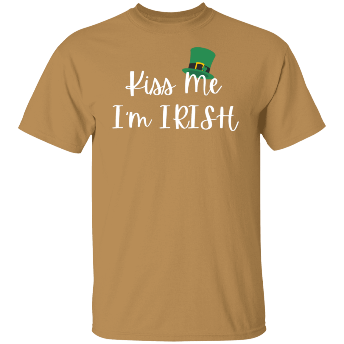 Kiss Me I'm Irish Top Hat T-Shirt