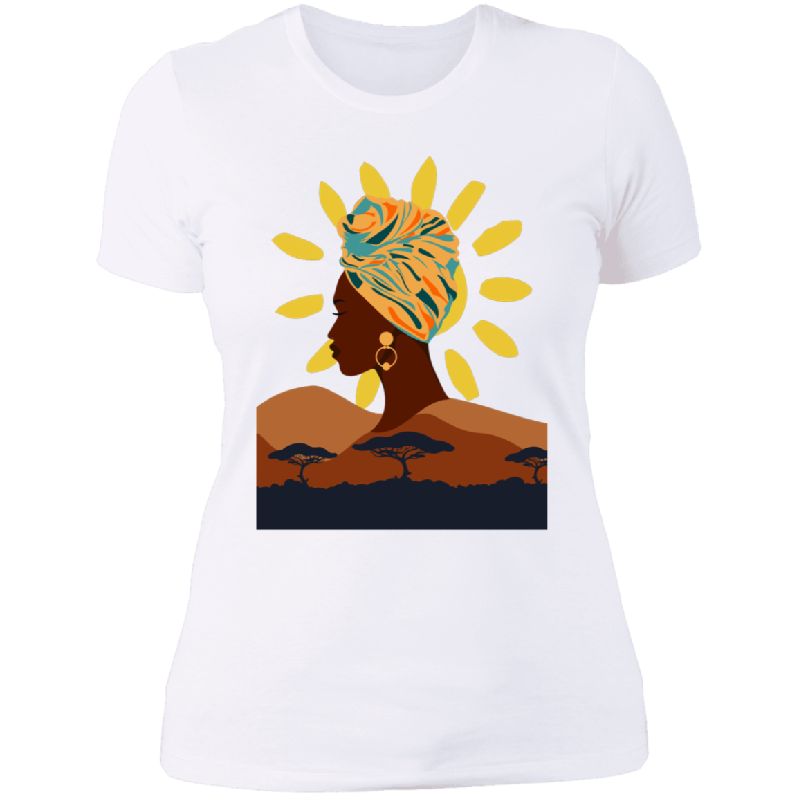 Sun Beauty Ladies' Boyfriend T-Shirt