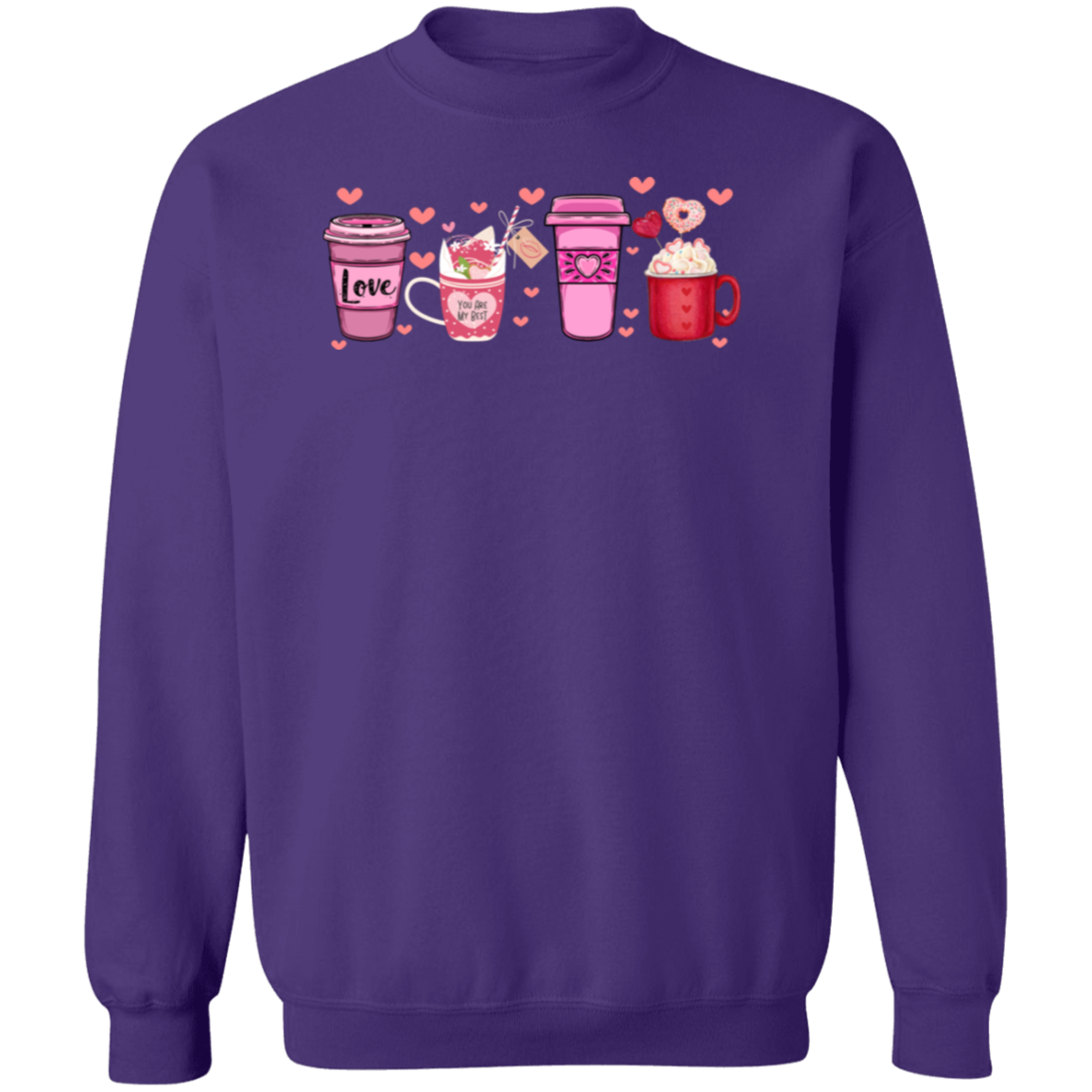 Valentine's Day Coffee Sweatshirt