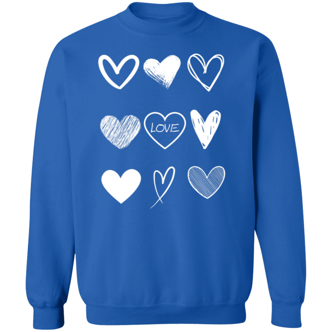 Valentines Hearts Sweatshirt