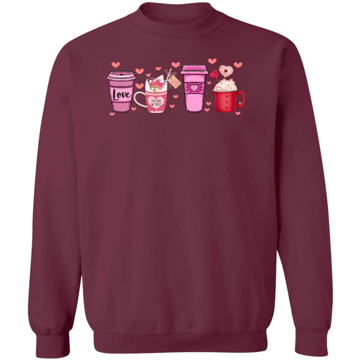 Valentine's Day Coffee Sweatshirt