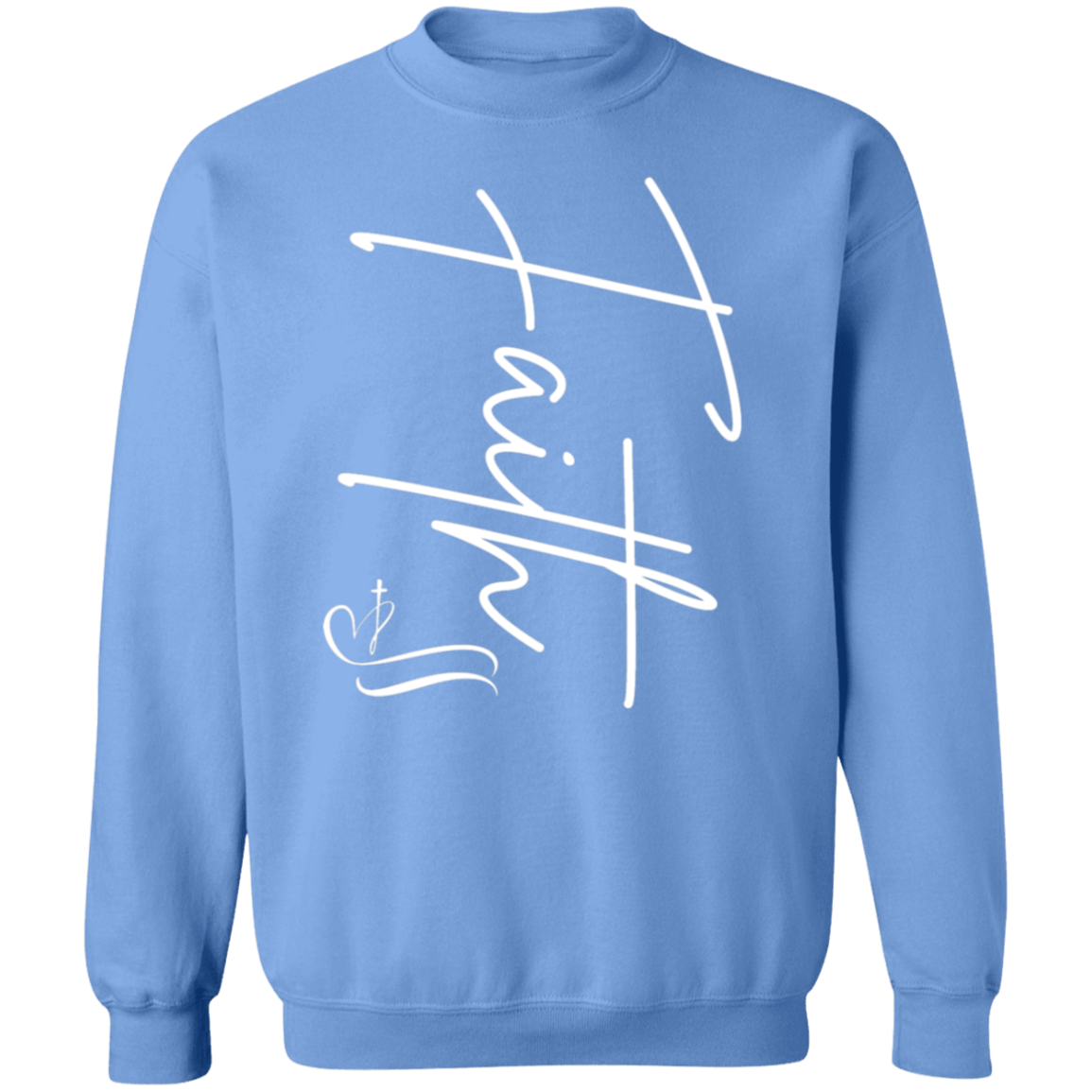 Faith with Cross Pullover Sweatshirt