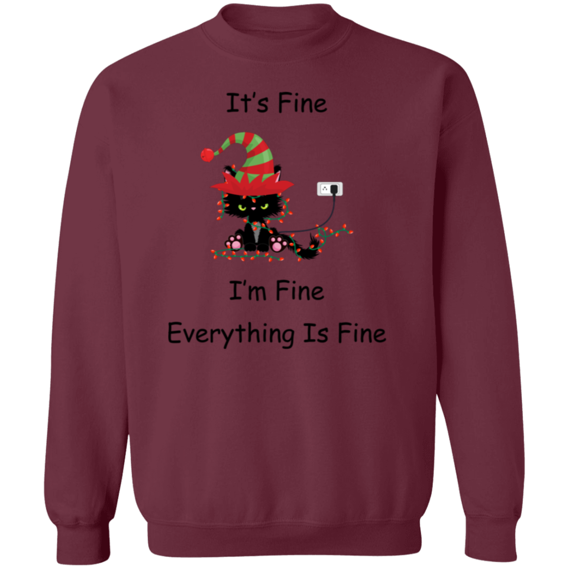 Its Fine Pullover Sweatshirt