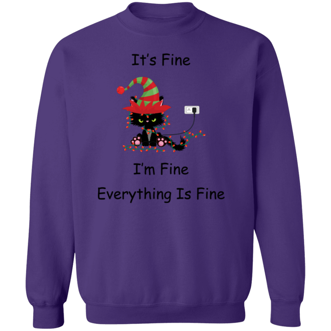 Its Fine Pullover Sweatshirt