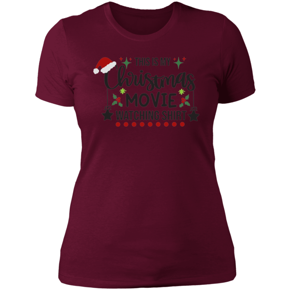 Christmas Movie Ladies' Boyfriend T-Shirt