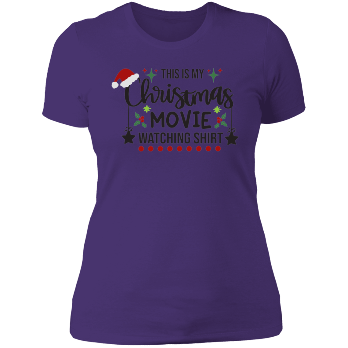 Christmas Movie Ladies' Boyfriend T-Shirt