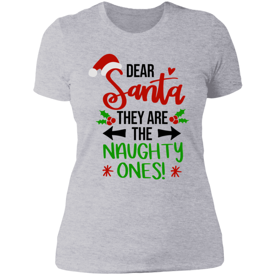 They're Naughty Ladies' Boyfriend T-Shirt