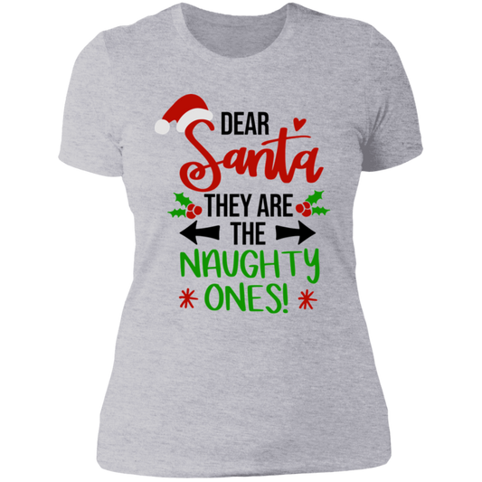 They're Naughty Ladies' Boyfriend T-Shirt