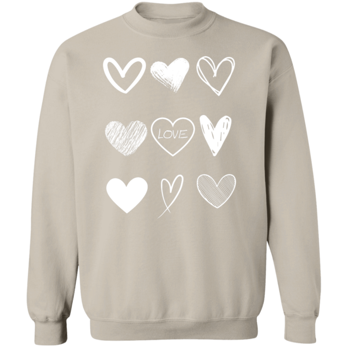 Valentines Hearts Sweatshirt