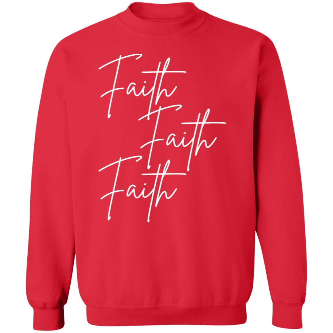 Triple Faith Pullover Sweatshirt