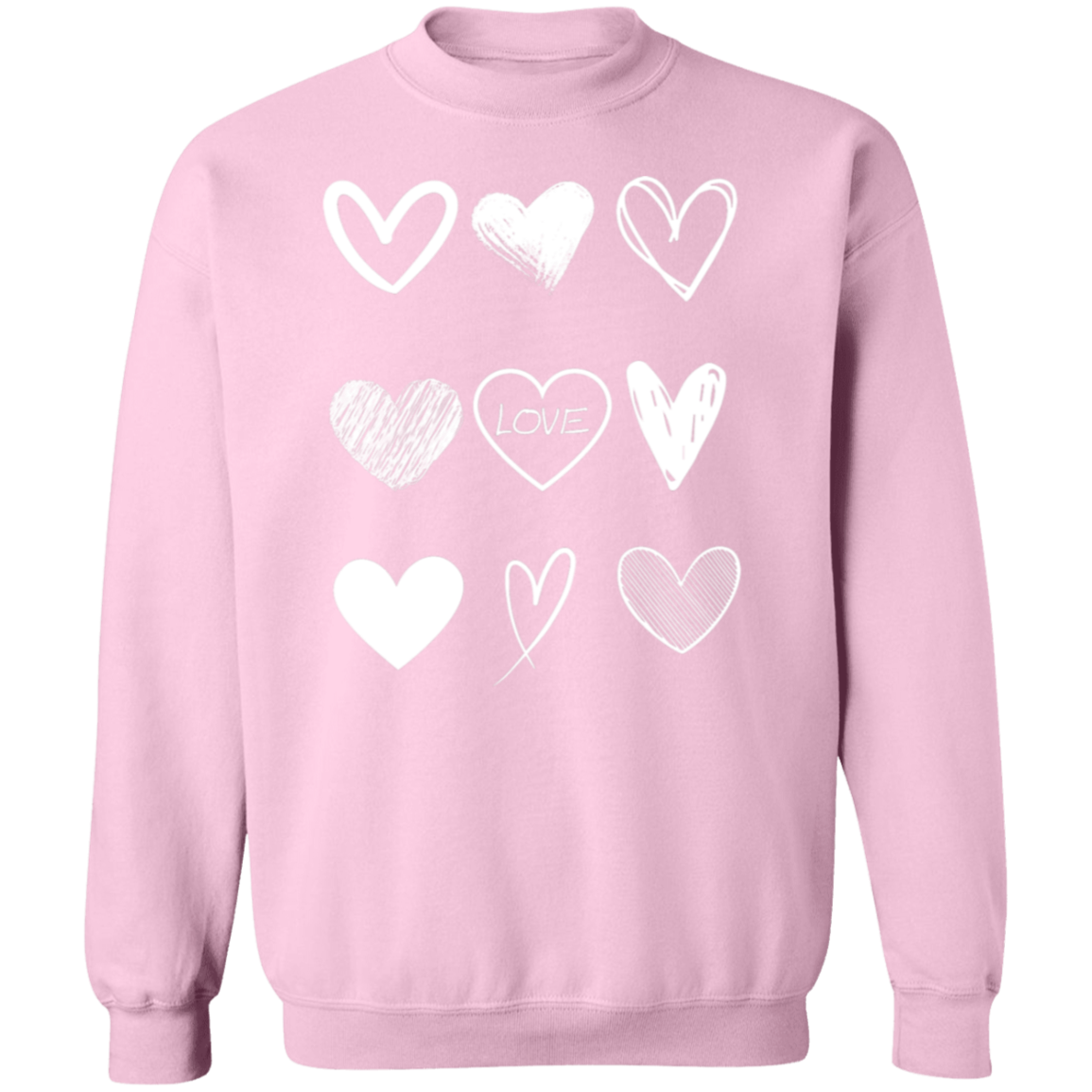 Valentines Hearts Sweatshirt